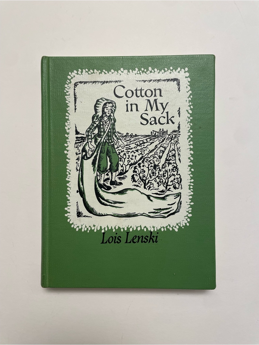Vintage 1949 “Cotton in My Sack” by Lois Lenski Hardcover Ex-Lib 12th Printing